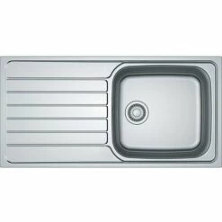 Evier à Encastrer 60cm Inox Avec Siphon - 006402 - Franke - Inox