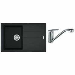 PACK Franke Basis Fragranit BFG611-78 + Mitigeur Novara Plus à Bec - Coloris :