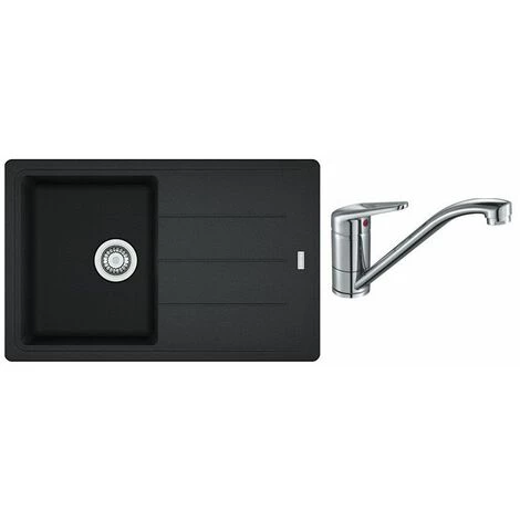 PACK Franke Basis Fragranit BFG611-78 + Mitigeur Novara Plus à Bec - Coloris :