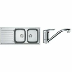 PACK Franke Spark SKX/SKL621 + Mitigeur Novara Plus à Bec - Coloris :