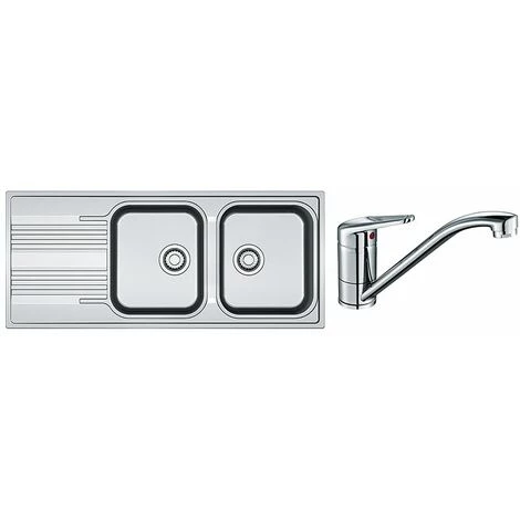 PACK Franke Smart SRX621 + Mitigeur Novara Plus à Bec - Coloris :