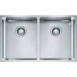 Evier Franke Box BXX120-34-34 - Inox Lisse - Vidage : Manuel