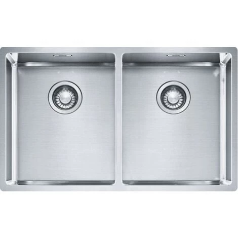 Evier Franke Box BXX120-34-34 - Inox Lisse - Vidage : Manuel