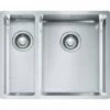 Evier Franke Box BXX160-34-16 - Inox Lisse - Vidage : Manuel