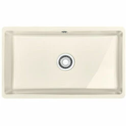 Évier Kubus Fraceram KBK 110-70 - Vanilla - 745x445x195 Mm - Sous Meuble 80 Cm - Franke
