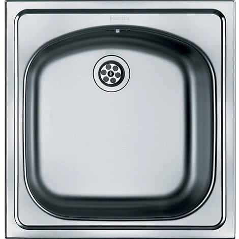 Franke EUROSTAR - évier ETN 610 Acier Inoxydable, 455x435 Mm + Siphon (101.0286.106)