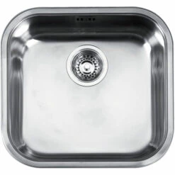 Franke Quadrant - Inox Évier QAX 610, 3 1/2', 445x415 Mm + Siphon (101.0286.031)