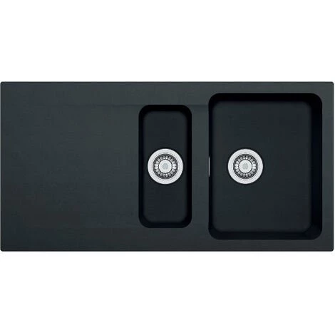 Franke Orion OID 651 Évier Avec égouttoir Réversible Et Vide-sauce 100x51cm, Tectonite®, Carbone (OID651C)