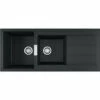 Evier à Encastrer 80cm Carbone - 915175 - Franke - Noir