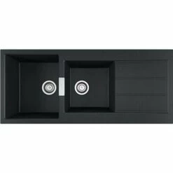 Evier à Encastrer 80cm Carbone - 915175 - Franke - Noir