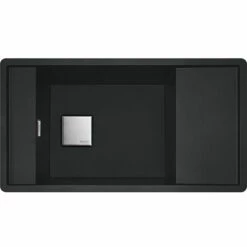 Évier De Cuisine Frames Fragranit+ FSG 611-88 - 877x495x195 Mm - Noir Mat - Sous-meuble 60 Cm - Franke