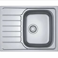 Franke Spark SKN 611-63 Évier 63,5x50cm Avec égouttoir Réversible, Inox (SKN611-63)