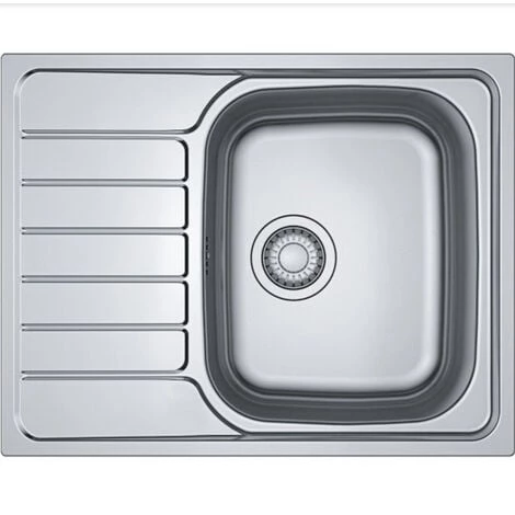 Franke Spark SKN 611-63 Évier 63,5x50cm Avec égouttoir Réversible, Inox (SKN611-63)