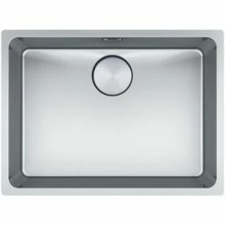 Evier Franke Mythos Inox MYX110-55 - Inox Lisse - Vidage : Manuel