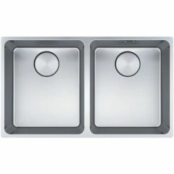 Evier Franke Mythos Inox MYX120-34-34 - Inox Lisse - Vidage : Manuel