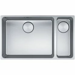 Evier Franke Mythos Inox MYX160-50-16 - Inox Lisse - Vidage : Manuel