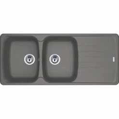 Évier De Cuisine Antea Fragranit+ AZG621 - 1160 X 500 X 210 Mm - Stone - Sous-meuble 80 Cm - Franke