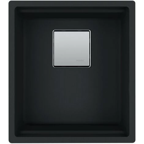 Evier Franke Kubus 2.0 Fragranit+ KNG110-37 - Noir Mat - Vidage : Manuel