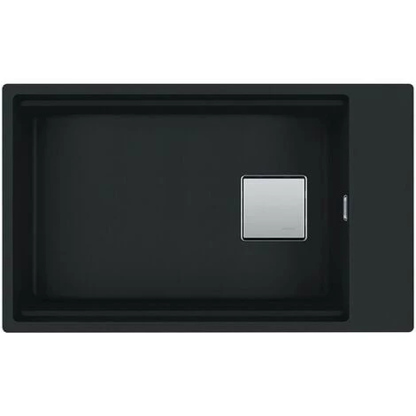 Evier Franke Kubus 2.0 Fragranit+ KNG110-62 - Noir Mat - Vidage : Manuel