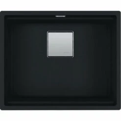 Franke Kubus 2 Evier Sous Plan 56x46cm En Fragranit+, Noir Mat (KNG110-52MC)