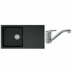 PACK Franke Orion Tectonite OID611-94 + Mitigeur Novara Plus à Bec - Coloris :