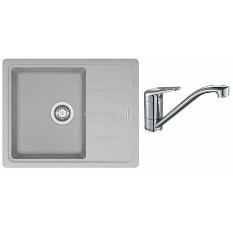 PACK Franke Basis Fragranit BFG611-62 + Mitigeur Novara Plus à Bec - Coloris :