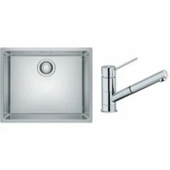 PACK Franke Maris MRX110-50 + Mitigeur Sirius à Douchette - Coloris :