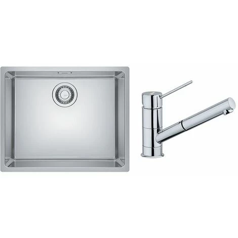 PACK Franke Maris MRX110-50 + Mitigeur Sirius à Douchette - Coloris :