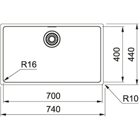 PACK Franke Maris MRX110-70 + Mitigeur Sirius à Douchette - Coloris : – Image 2