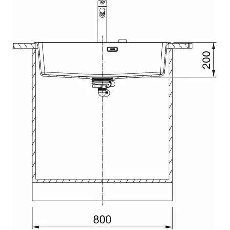 Evier Franke Maris Fragranit+ MRG610-73 - Stone - Vidage : Automatique – Image 3