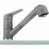 Franke 115.0030.729 Granit Robinet De Cuisine Avec Un Pull Out Bec – Gris/Gris Pie...