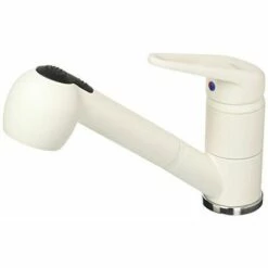 Franke 115.0030.731 Granit Robinet De Cuisine Avec Un Pull Out Bec – Blanc Polaire...