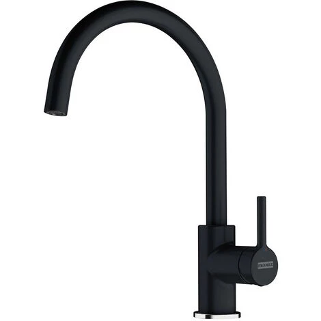 Franke Sirius Evier à Encastrer 100×50cm 1 Bac Avec égouttoir, Tectonite, Onyx + Mitigeur Col De Cygne, Fragranit, Onyx – Image 3