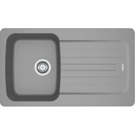 Franke Aveta Evier 86x50cm Avec égouttoir Réversible Fradura, Gris + Mitigeur Cuisine Semi-pro, Douchette Extractible, Chrome/Gris – Image 2