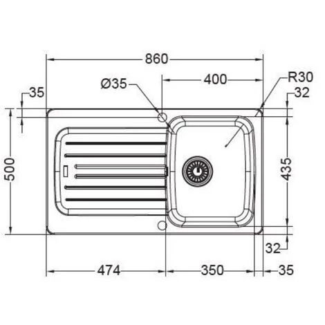 Franke Aveta Evier 86x50cm Avec égouttoir Réversible Fradura, Gris + Mitigeur Cuisine Semi-pro, Douchette Extractible, Chrome/Gris – Image 4