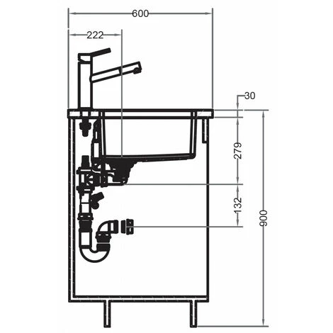 Evier Franke Maris MRX110-40 - Inox Lisse - Vidage : Manuel – Image 3