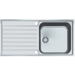 Évier ARGOS AGX211-100 INOX (sous Meuble 60 Cm) 1000 X 510 X 195 Mm - Franke