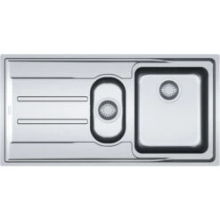 Evier ATON ANX251 INOX Egouttoir à Gauche 1004x514x190mm - Sous-meuble 60 Cm - Franke
