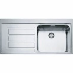 Evier Franke Epos Inox EOX211 - Inox Lisse - Egouttoir A Gauche